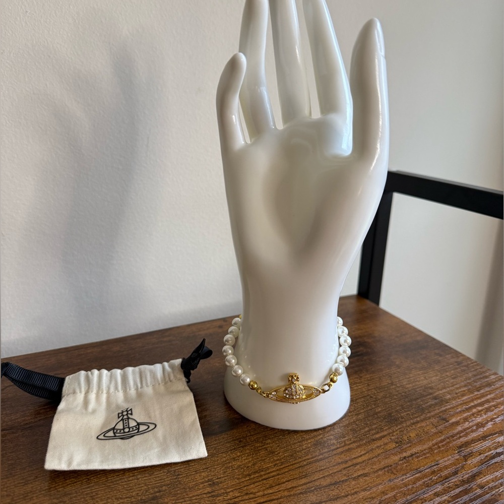 Vivienne Westwood Pearl Orb Bracelet